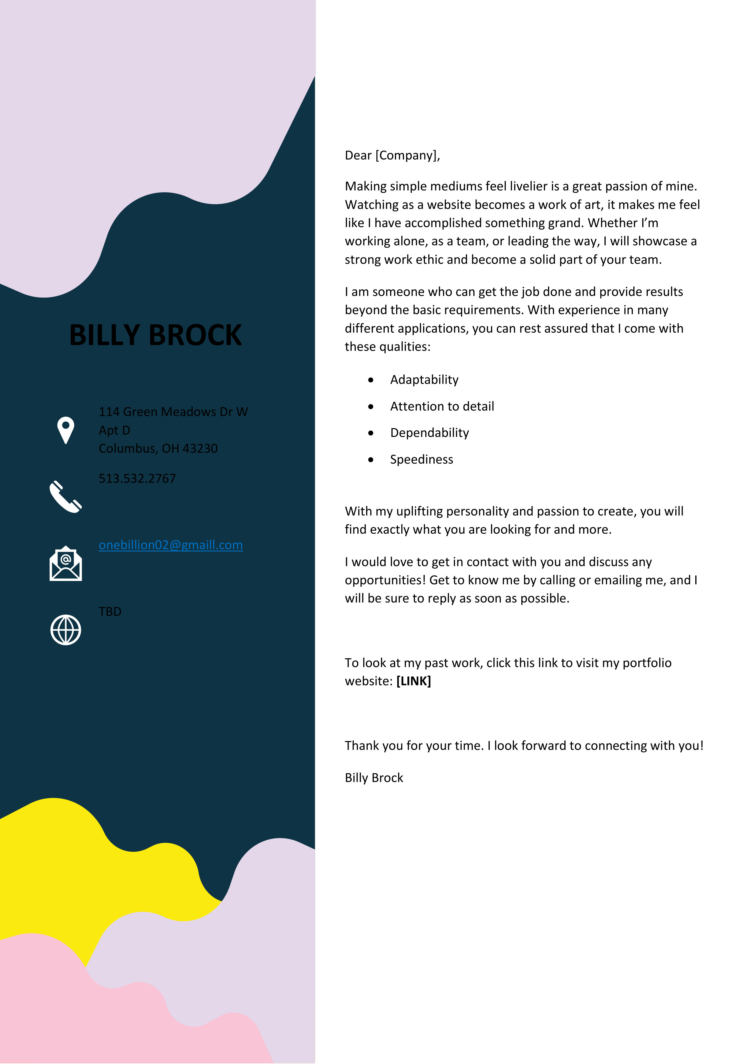 Cover Letter